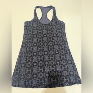 Lululemon Black and Purple Tank Top